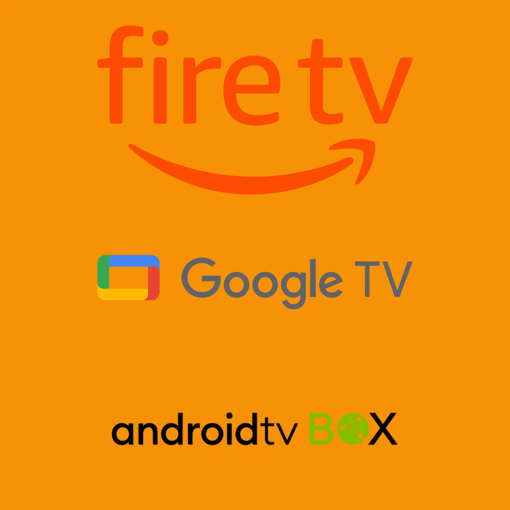 Dispositivos compatibles con Thunder TV como Fire TV, Google TV y Android TV Box para ver streaming